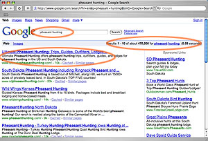Google Search Engine Results