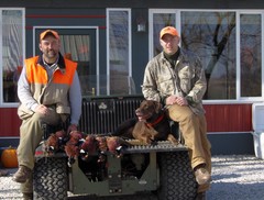 Father Son Iowa hunt